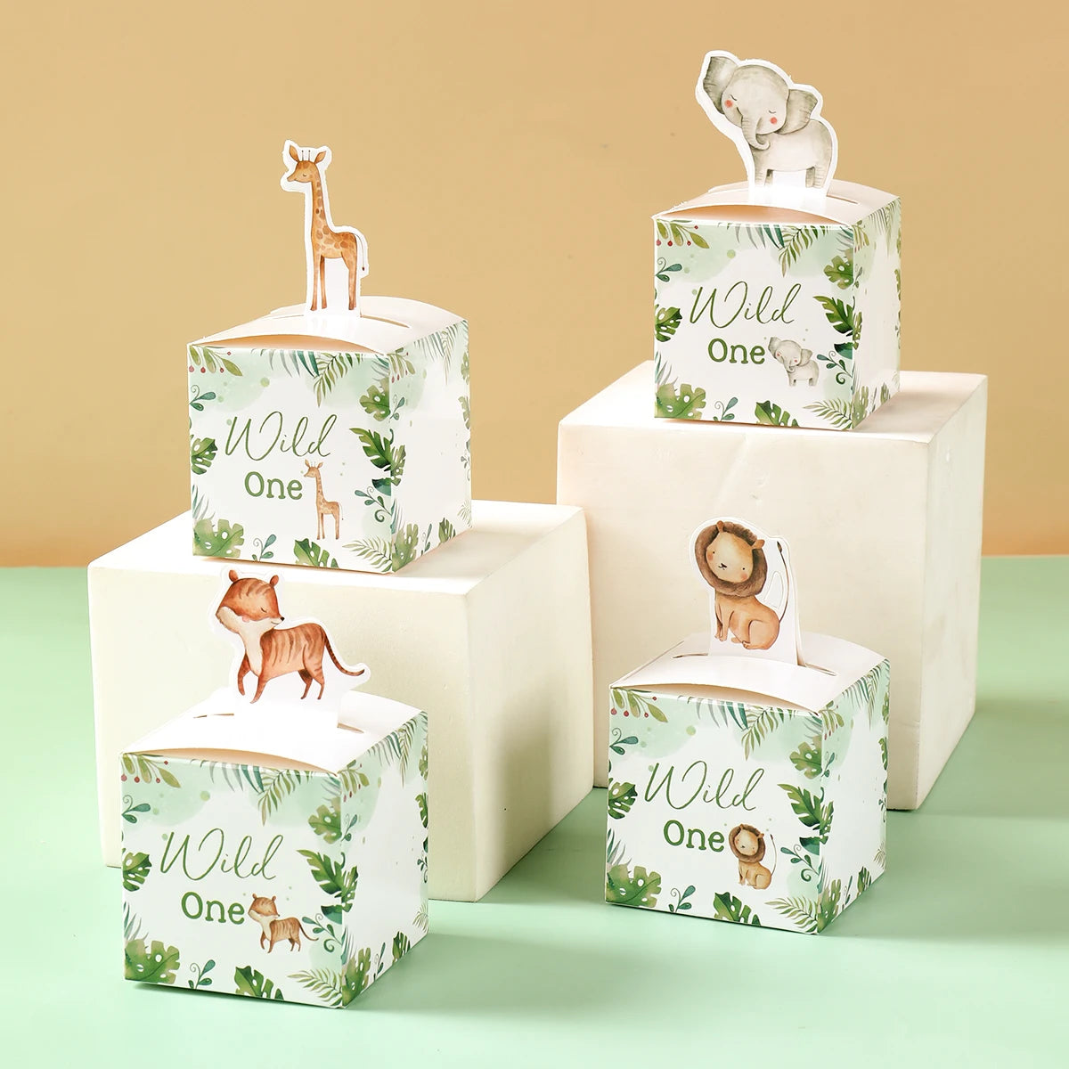 24pcs Woodland Animal Candy Boxes