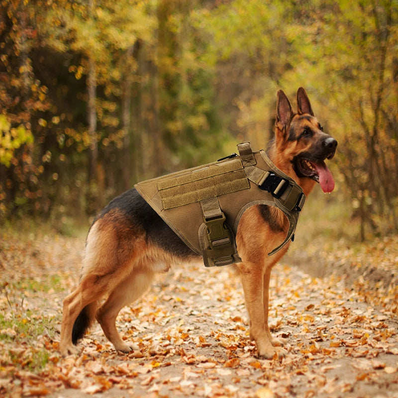 Military Tactical Dog Harness Vest