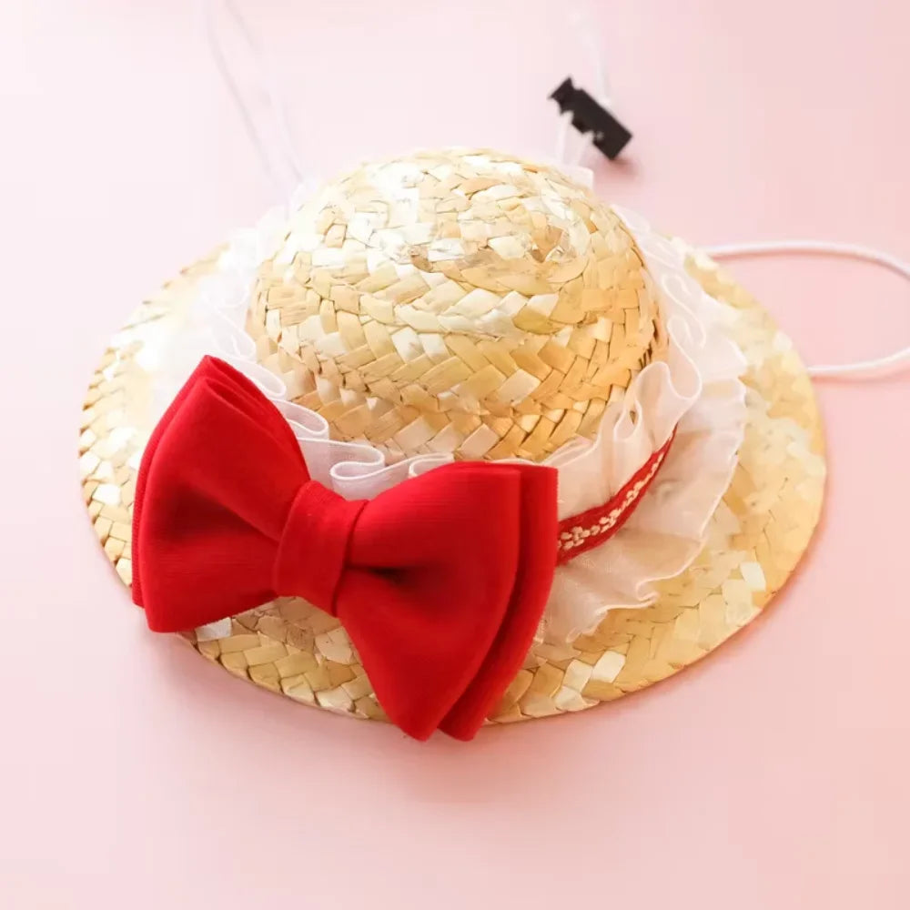 Pet  Hat Clothes Accessories Weave Lace
