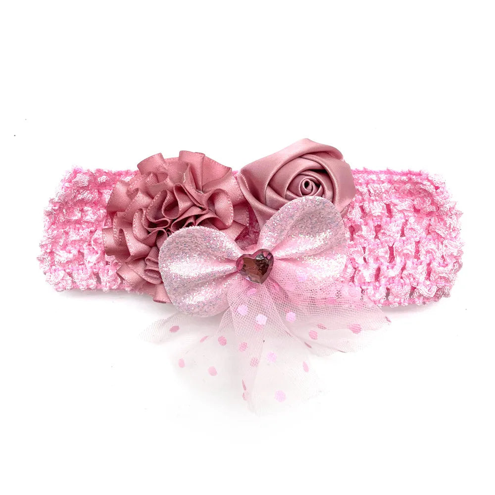 Pet Dog Flowers Bows with Elastic Band