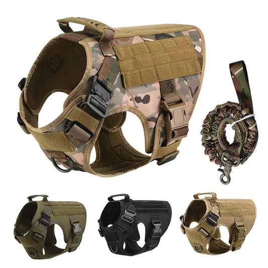 Military Tactical Dog Harness Vest