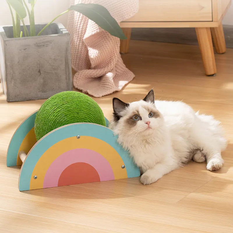 Cat Scratcher Wooden Wheel