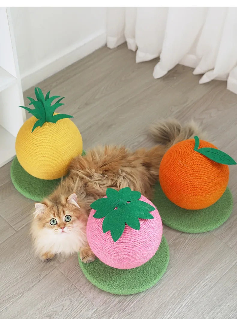 Pineapple and Orange Kitty play toy