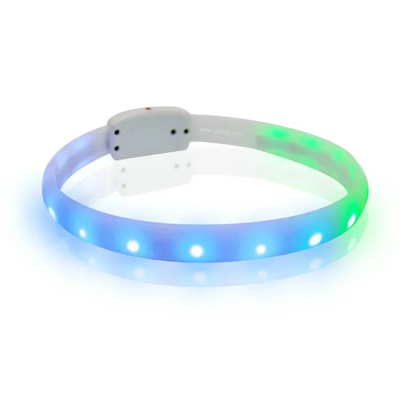 LED Pet Collar Durable Luminous Necklace With Flashing light