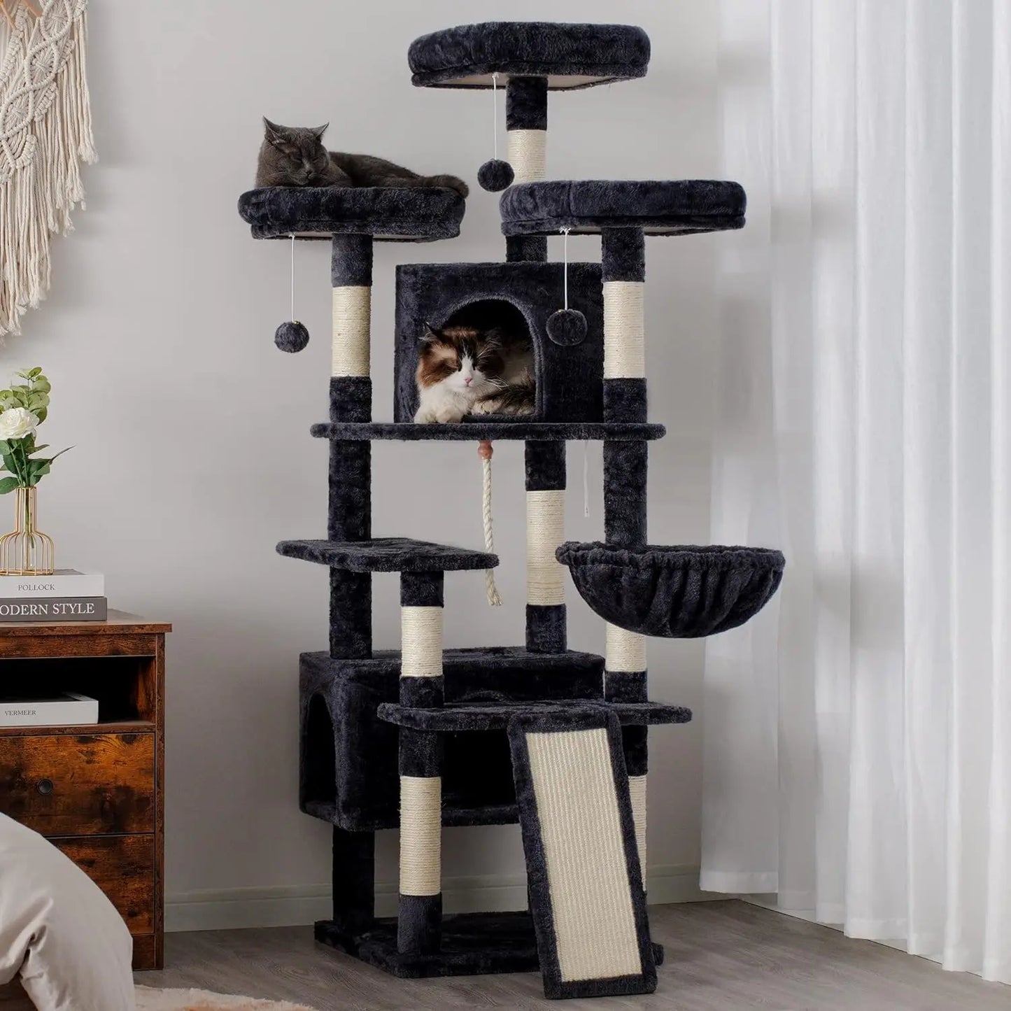 Cat Tree Large Cat Tower for Indoor