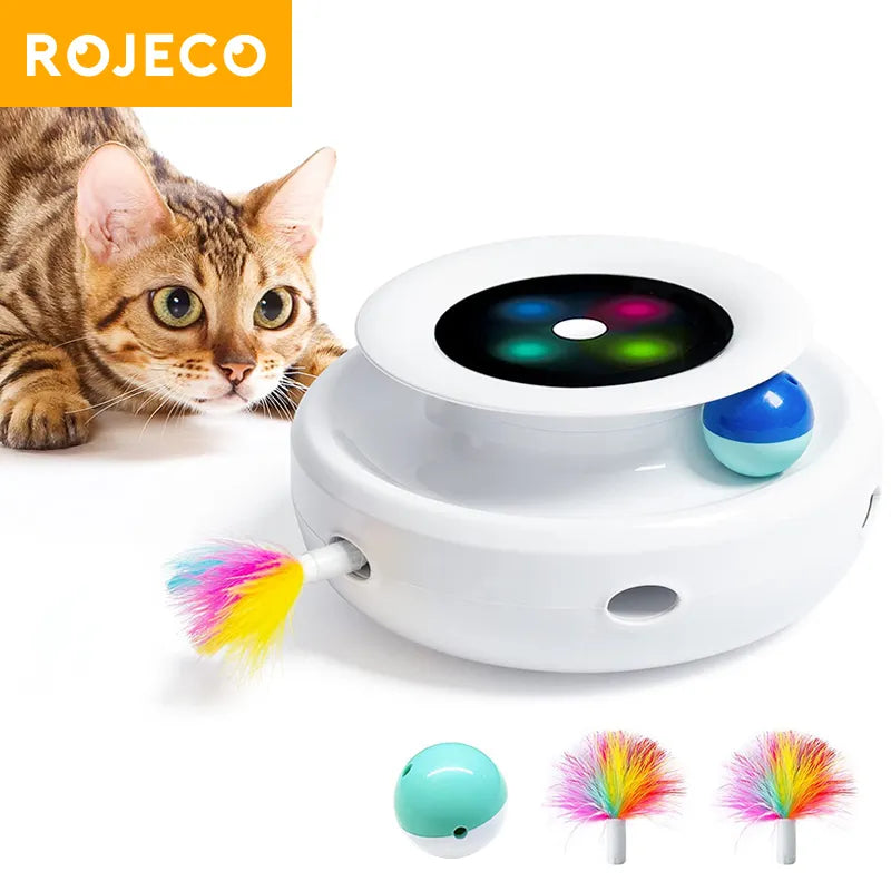 Smart Cat Toys Automatic Feather Fun Ball