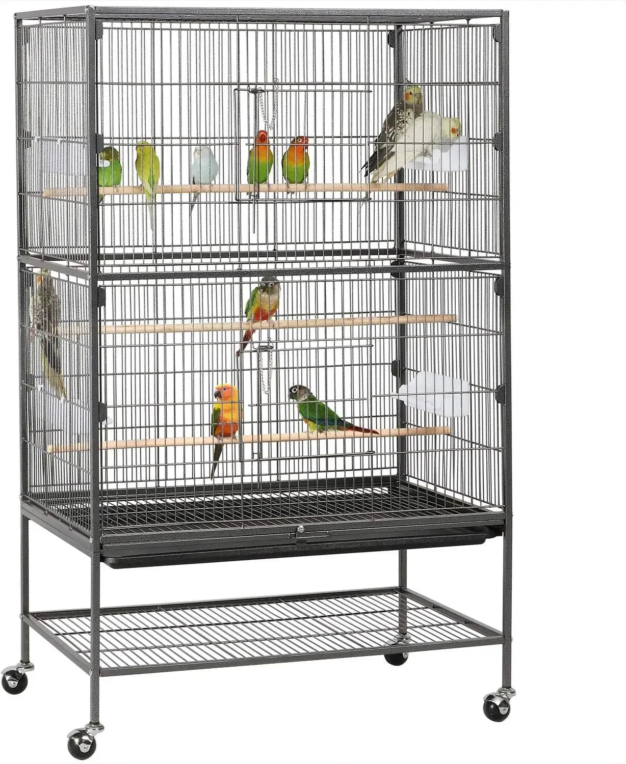 52-inch Steel Standing Large  Bird Cage