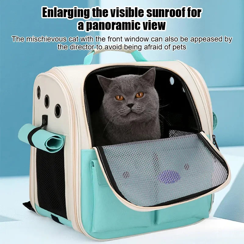 Cat Carrier Backpack Adjustable Strap