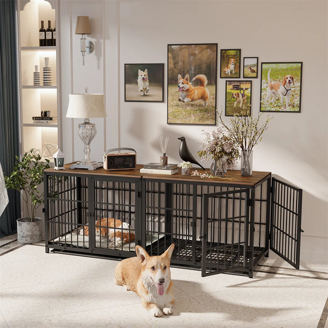 Dog Crate Furniture White