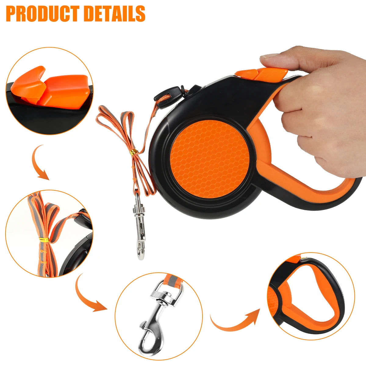 Retractable Pet Lead Heavy Duty  Walking Leash