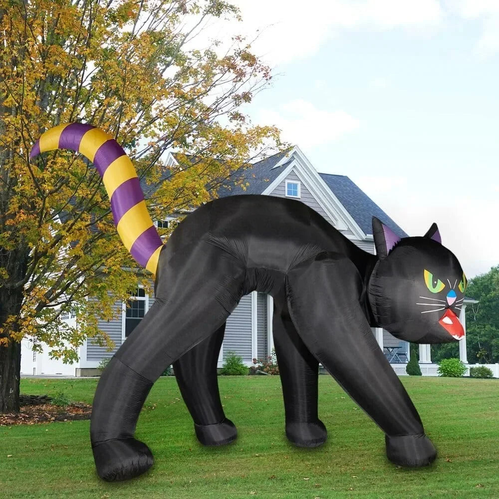 Halloween Inflatable 20-Ft. Black Cat
