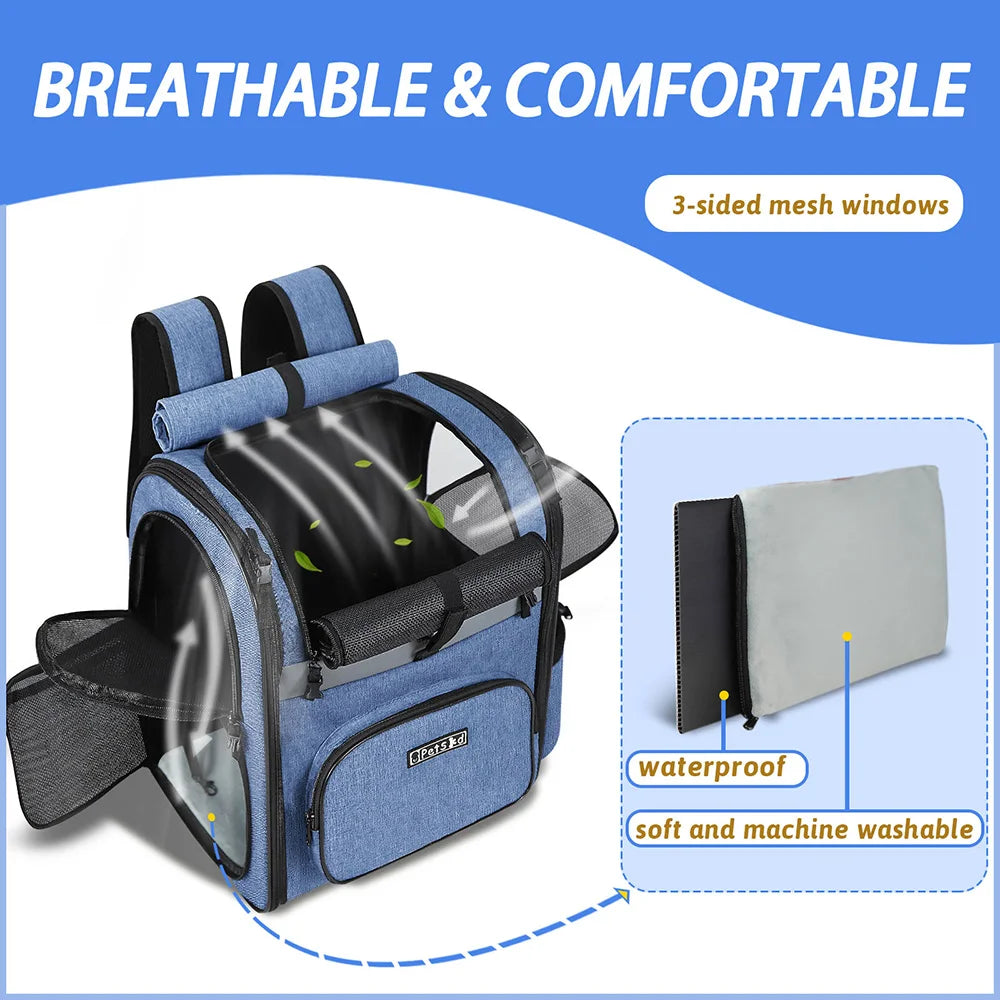 Pet Double Shoulder Backpack