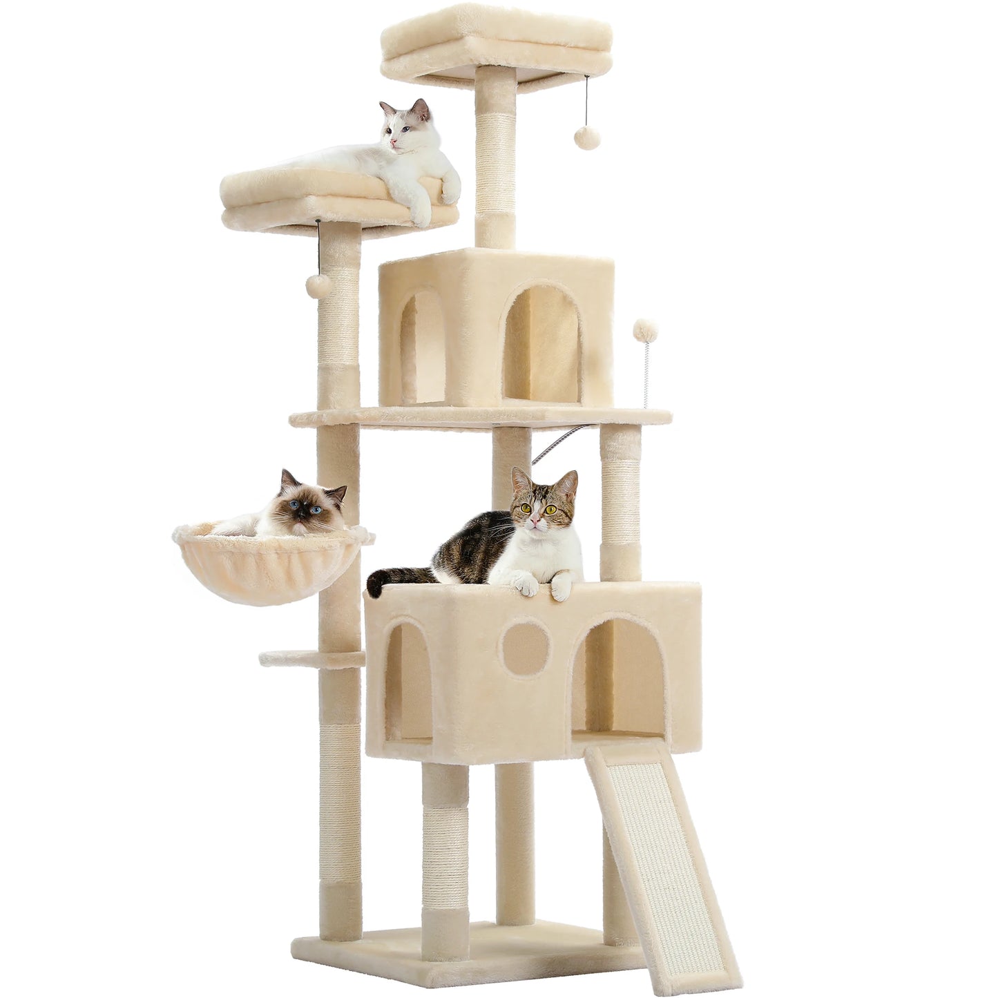 l Cat Tree  With Cozy Stable  Climbing Frame