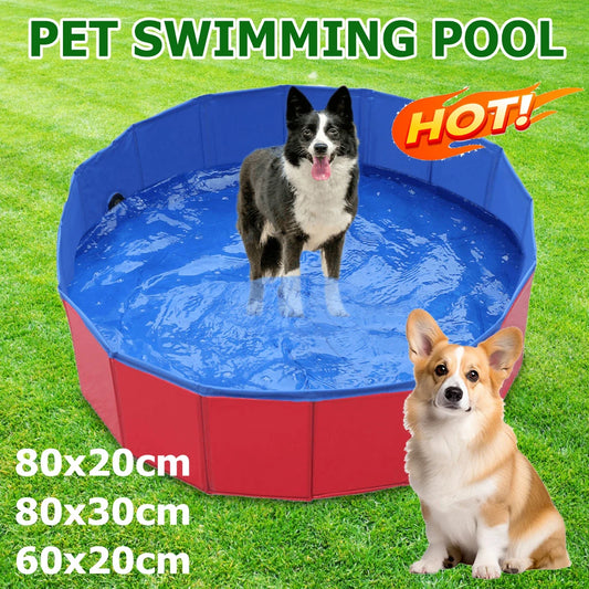 Collapsible Dog Pool Outdoor Indoor