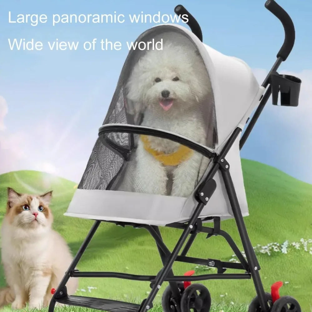 Lightweight Foldable Portable Compact Jogger Pet Stroller