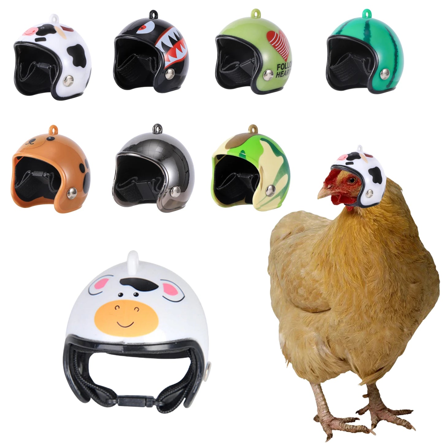 1pc Chicken Helmet Cap