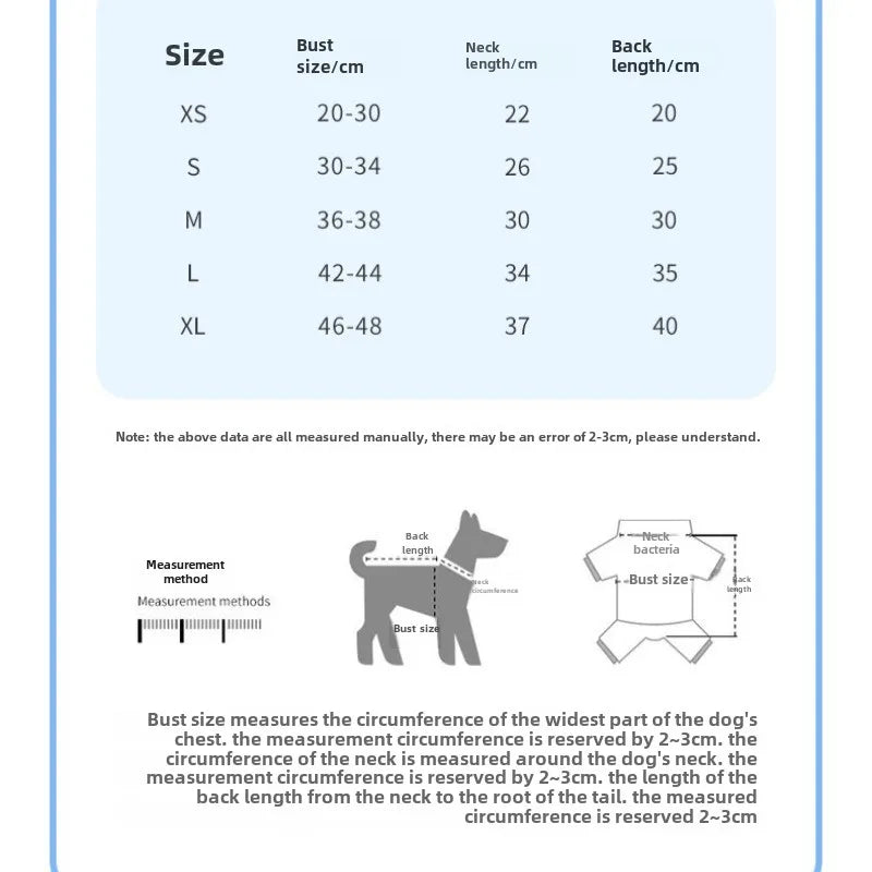 Summer Dog Dresses Cotton Flower Patterns