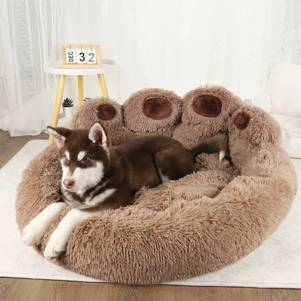 Large and medium Fluffy Dog Bed