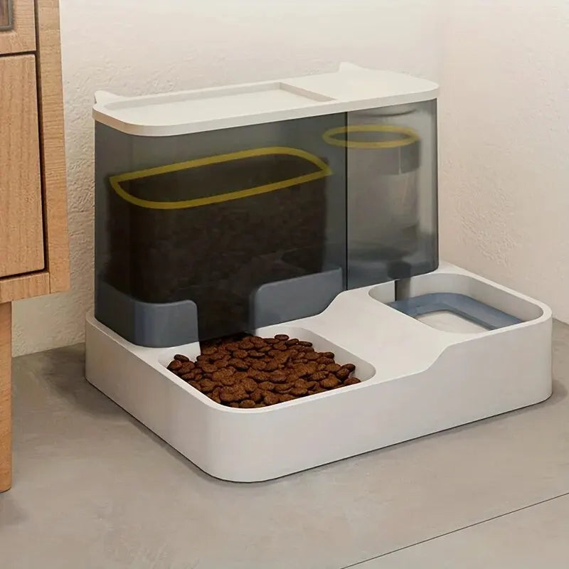 Automatic Food Dispenser Drinking Water Bowl