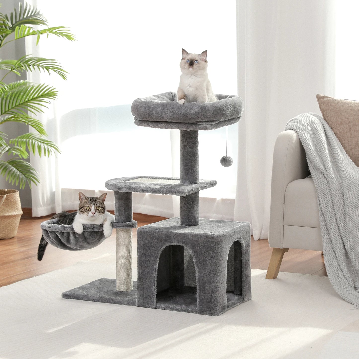 Cat Tower with Scratching Posts