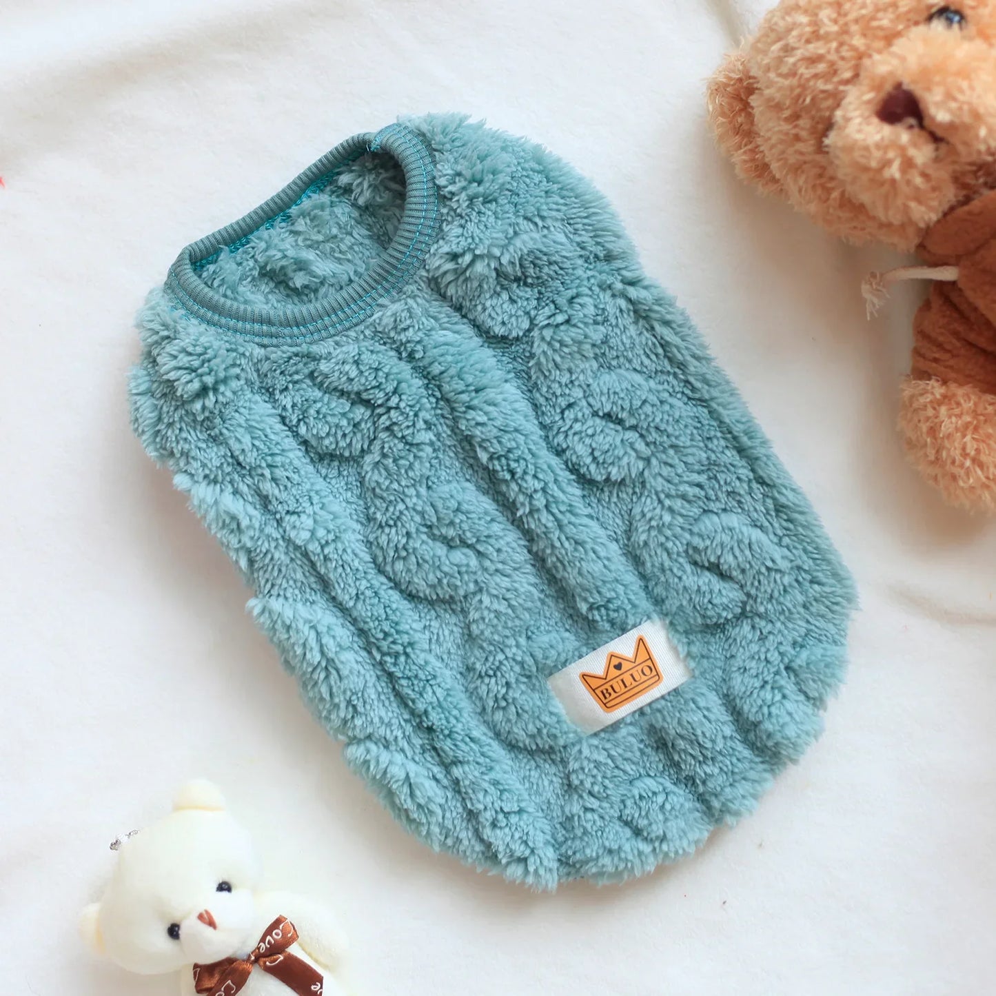 Pet Soft Cozy  Clothes Autumn Winter Warm Fleece