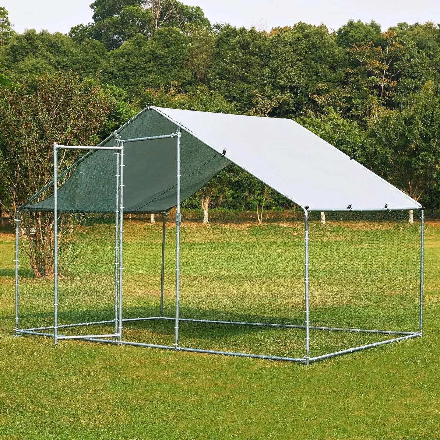 Large Metal Chicken Coop