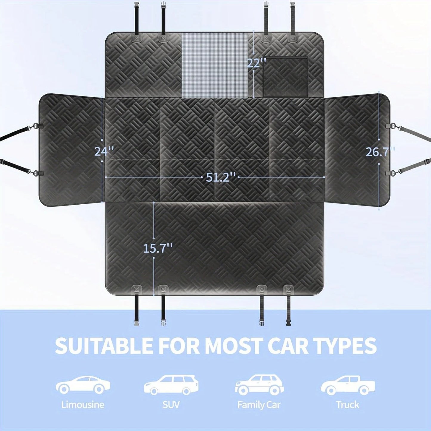 Dog Car Seat Water Proof Scratch-Proof Cover