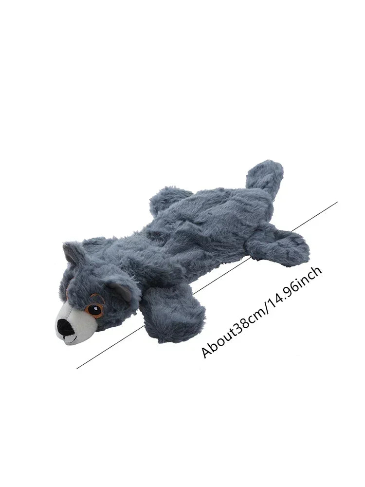 Plush Fur Shell Dog Toy