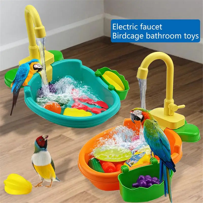 Accessories Parrot Toy Bird Bathtub