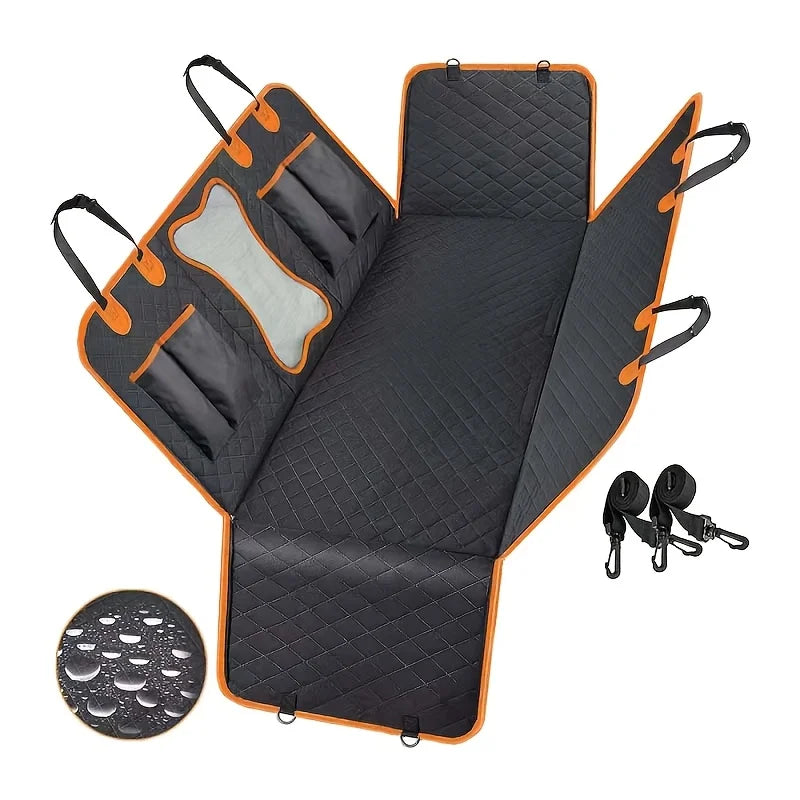 Pet Heavy Duty Scratch  Back Seat Cover for Cars