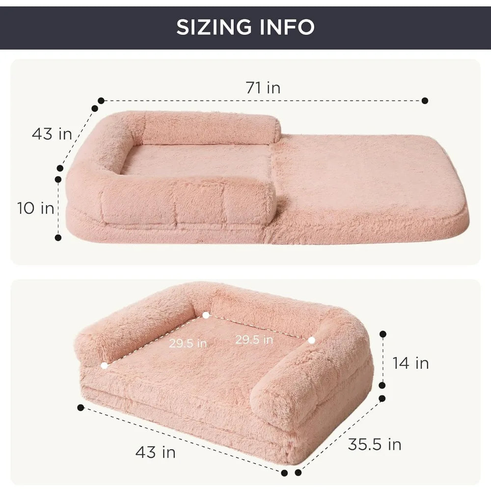 Human Dog Bed for People Adults