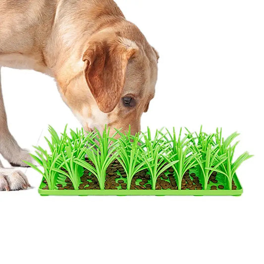 Pet slow Silicone Grass food Mat,