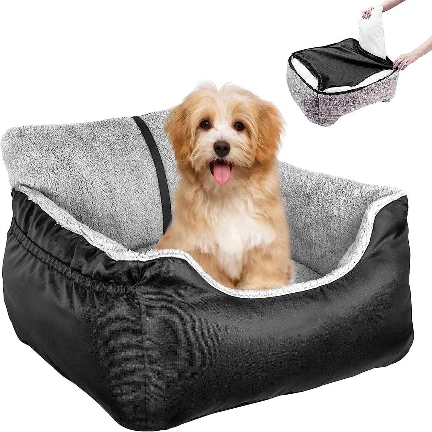 Washable Dog Booster Car Seat