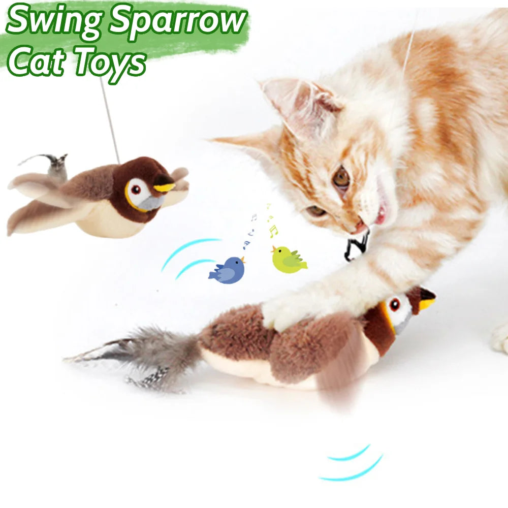 Interactive Sparrow pet Swing