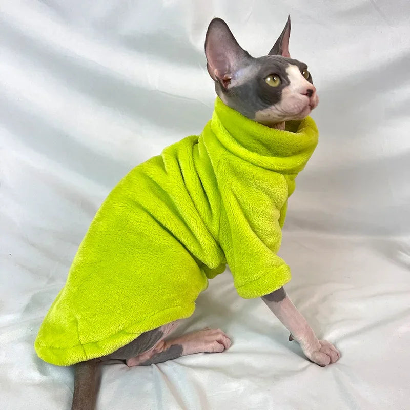 Fashionable Clothes For Cats Sphynx Cat Sweater