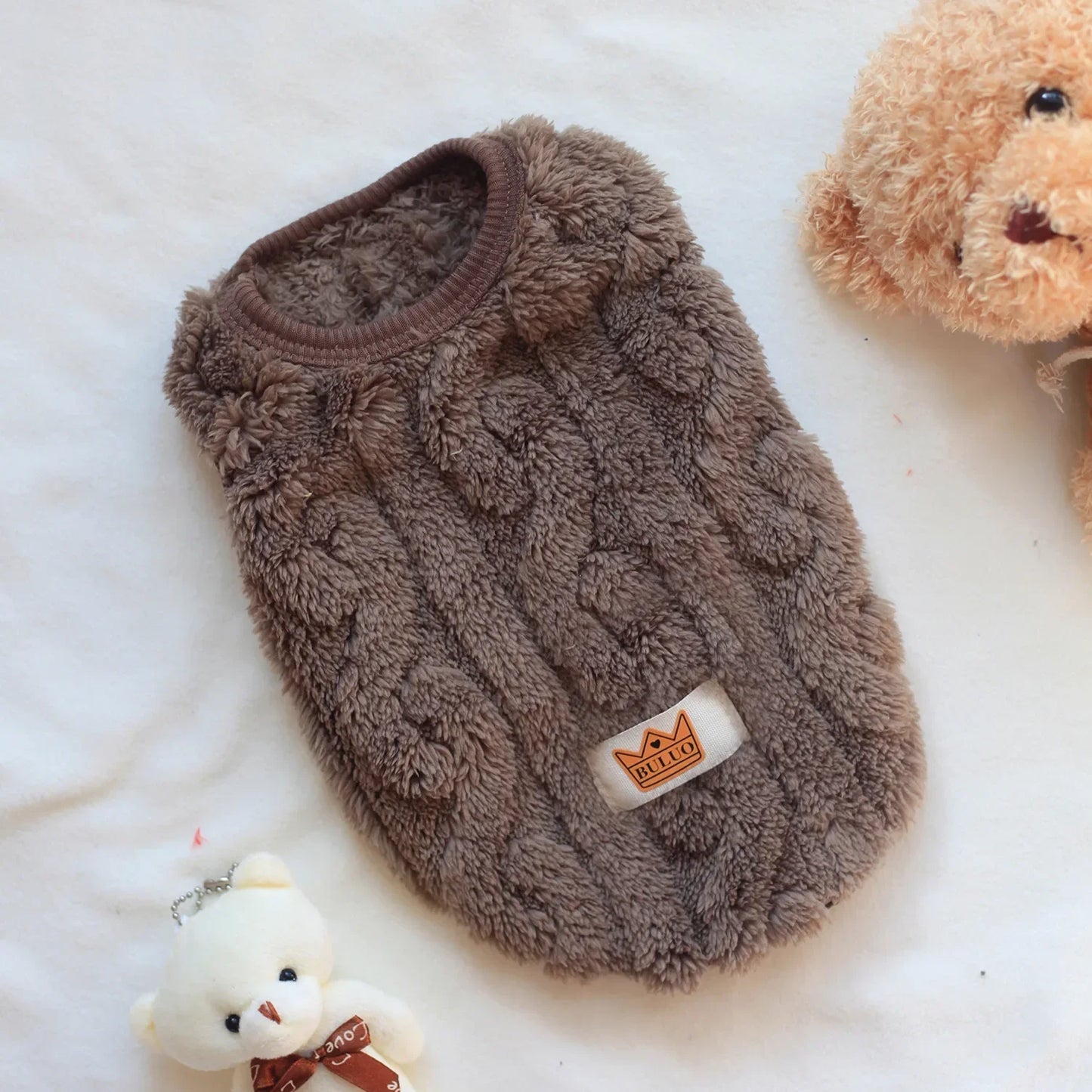 Pet Soft Cozy  Clothes Autumn Winter Warm Fleece