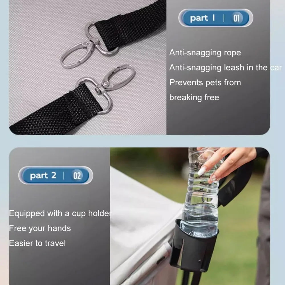 Lightweight Foldable Portable Compact Jogger Pet Stroller