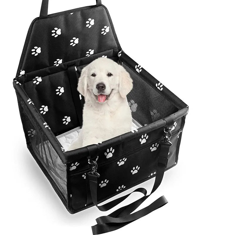 Foldable Travel Pet Dog Car Seat Booster Basket