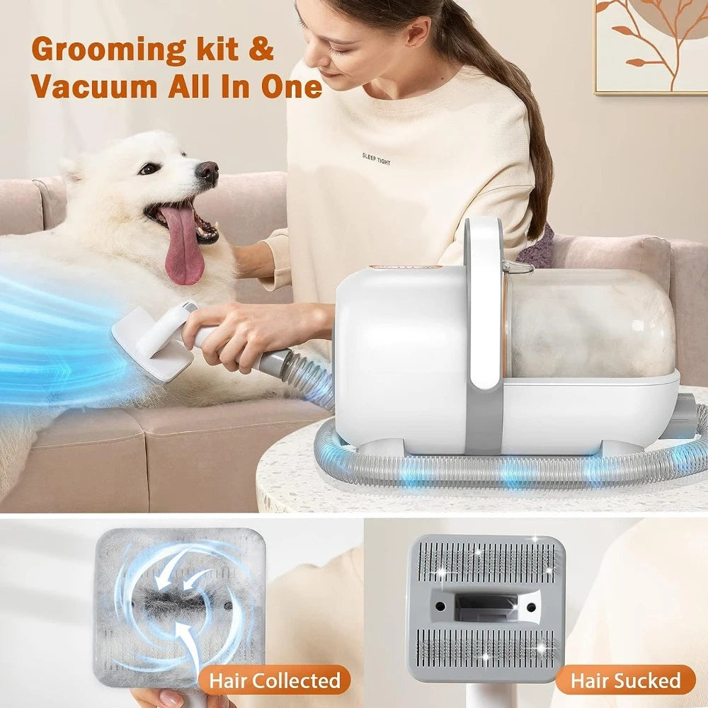 Dog Brush for Shedding With 7 Grooming Tools