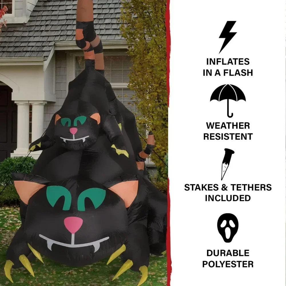 Halloween Inflatable 20-Ft. Black Cat