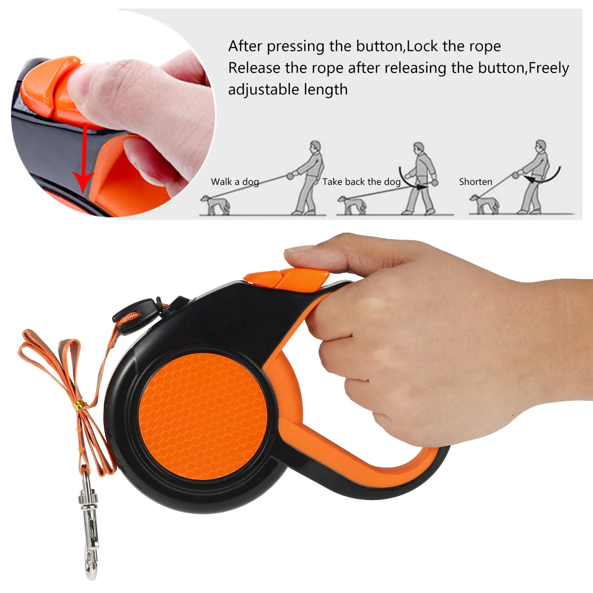 Retractable Pet Lead Heavy Duty  Walking Leash