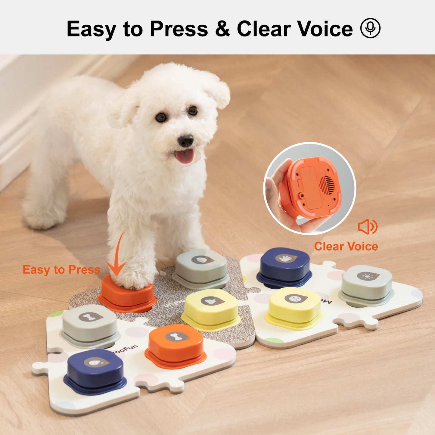 Talking Buttons with Mat for Dogs