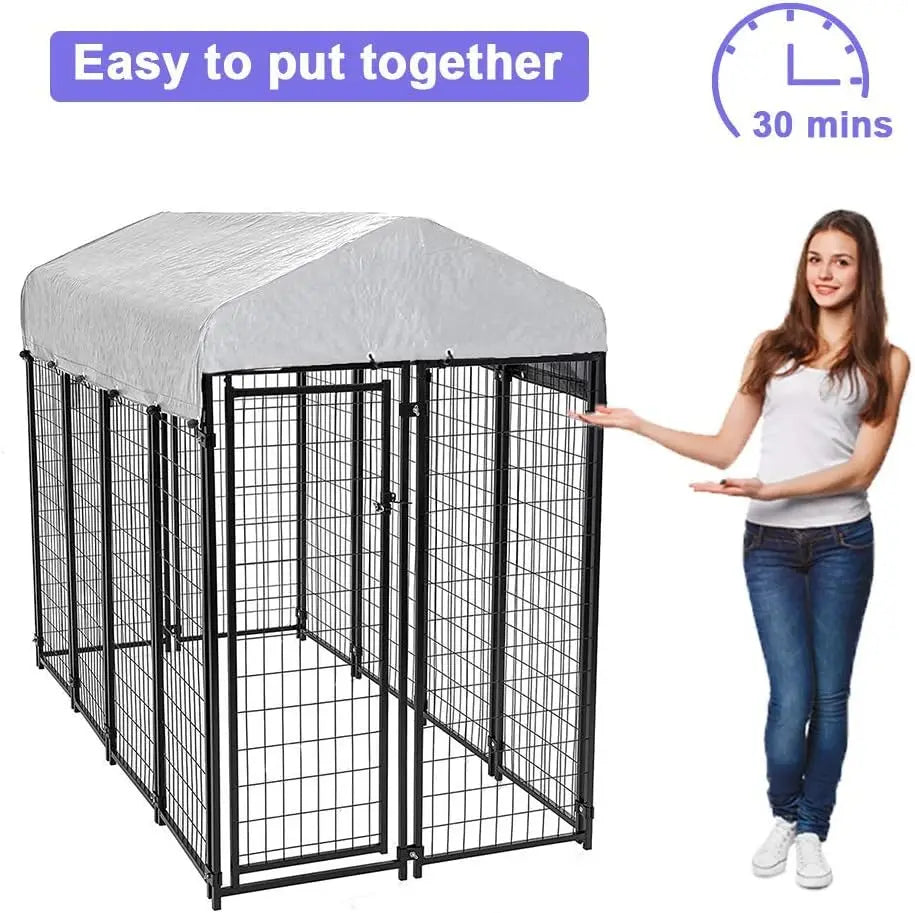 8 x 4 x 6 Ft Dog Kennel Outdoor