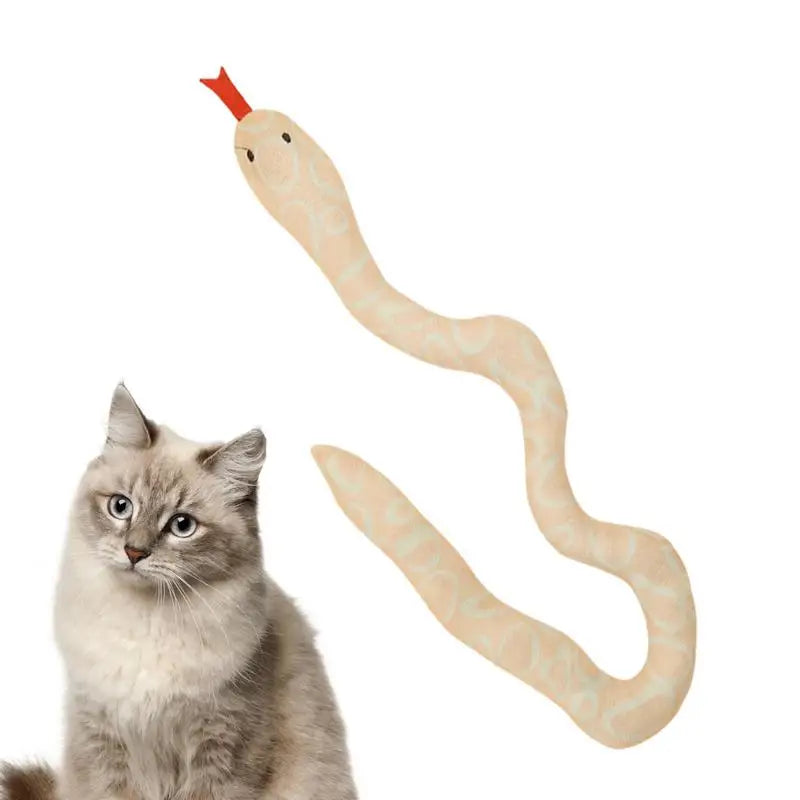 Cute Snake Shape Cat Exercise Toy 1PCS safe toy