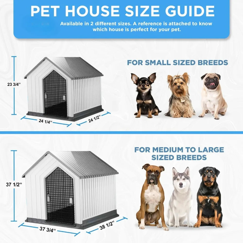 Dog kennel for outdoor and indoor use