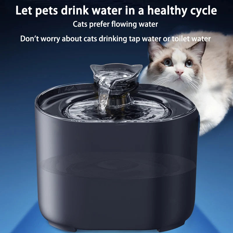 Cat Water Fountain Auto Filter USB Electric