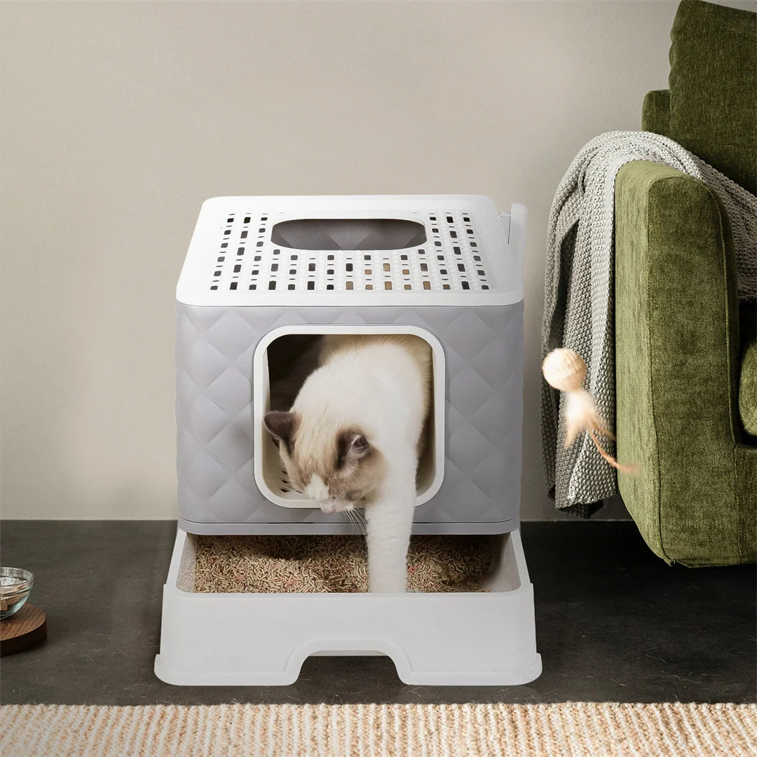 Modern Cat Litter Box Enclosure
