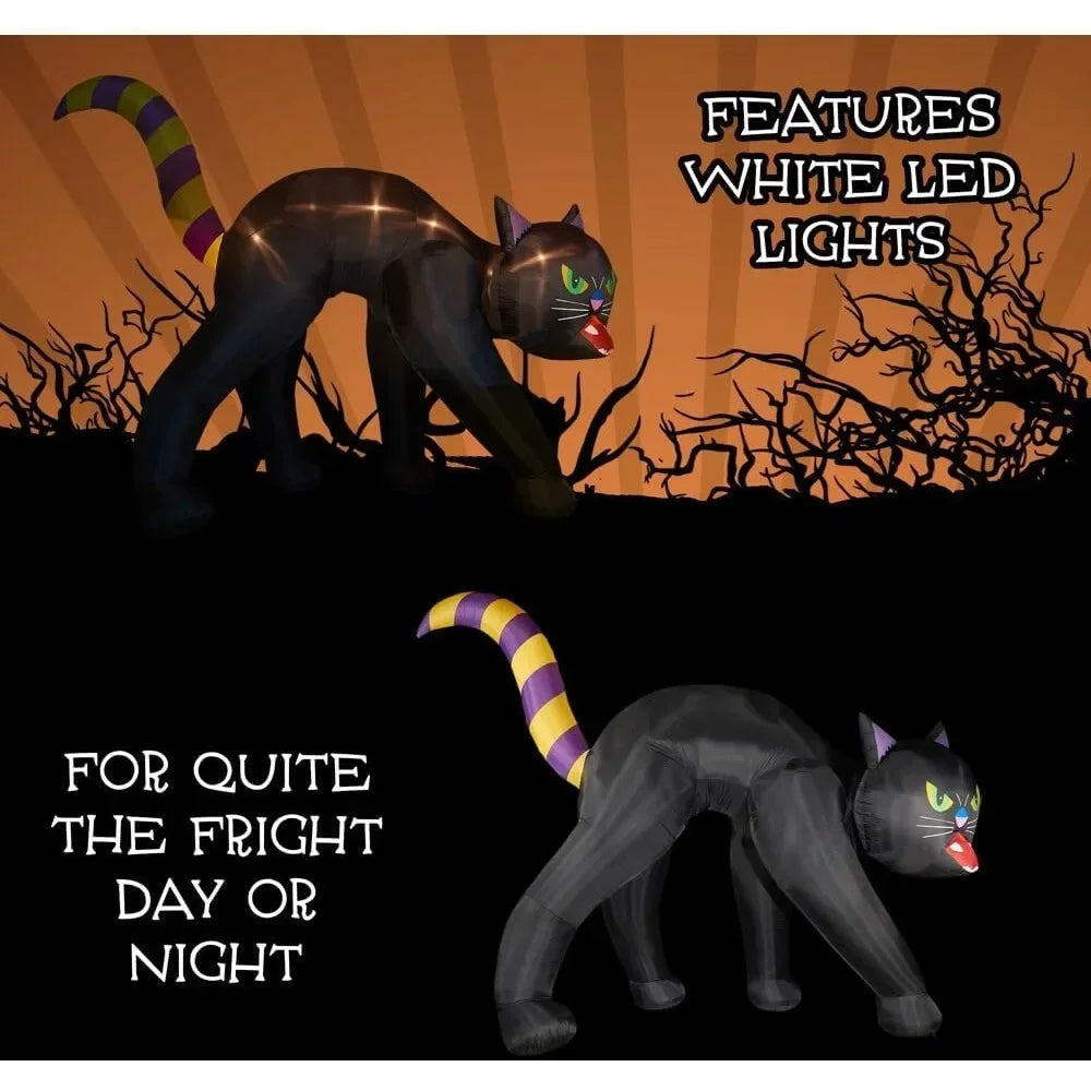 Halloween Inflatable 20-Ft. Black Cat