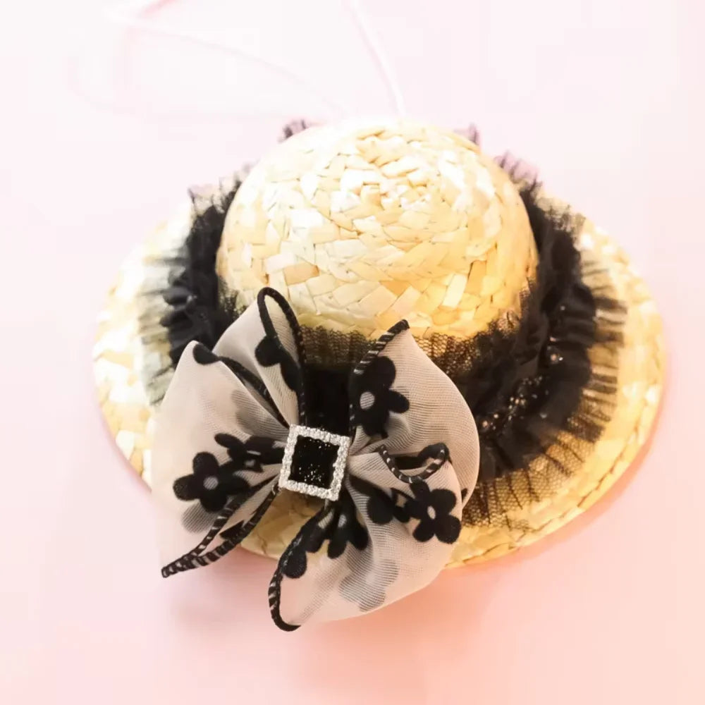 Pet  Hat Clothes Accessories Weave Lace