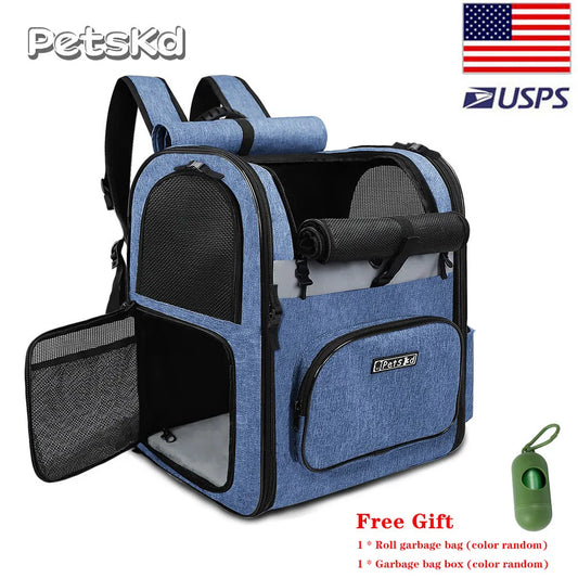 Pet Double Shoulder Backpack